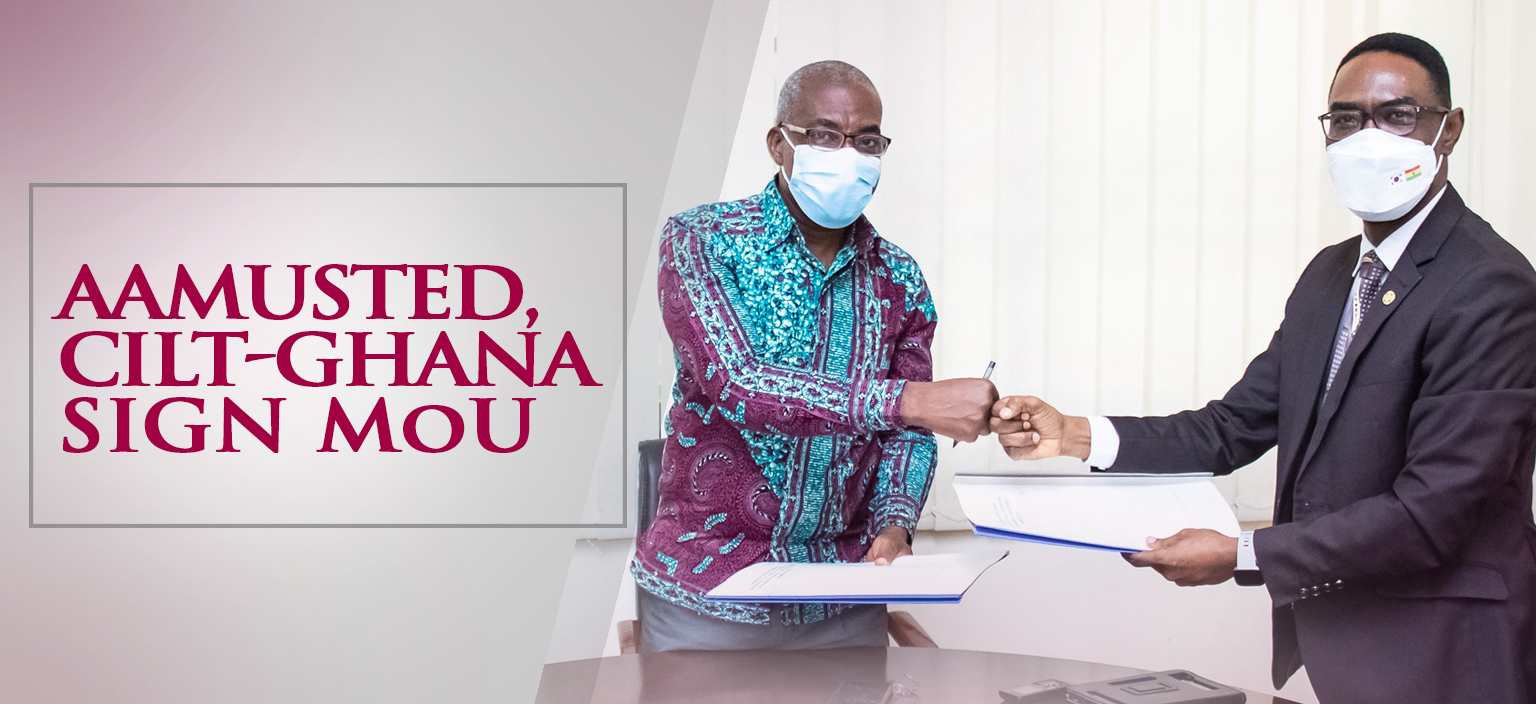 AAMUSTED CILT-GHANA SIGNS MoU